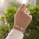 دستبند برنجی مربع