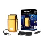 ماشین اصلاح سر و صورت کیمی keimi مدل tx1 طلایی و نقره ای